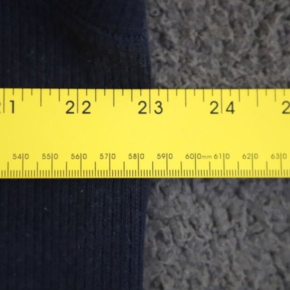 Nike Air Golf Vest Sweater Mens Size L Blue V-Neck Pullover Sleeveless Ribbed - Picture 5 of 7